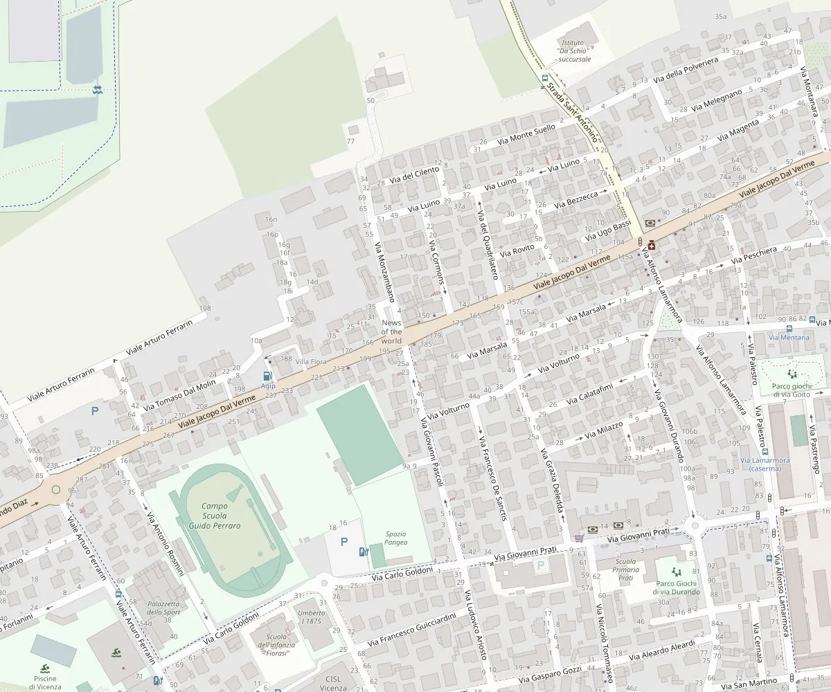Map: Albicocca at Viale Jacopo dal Verme 189, Vicenza